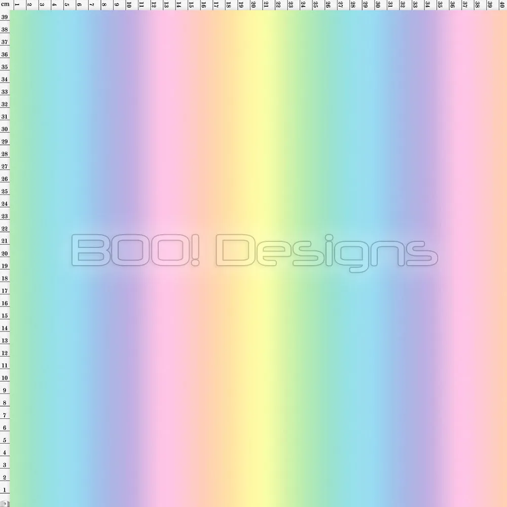 Spandex Pastel Rainbow Stripe