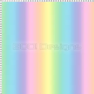 Spandex Pastel Rainbow Stripe