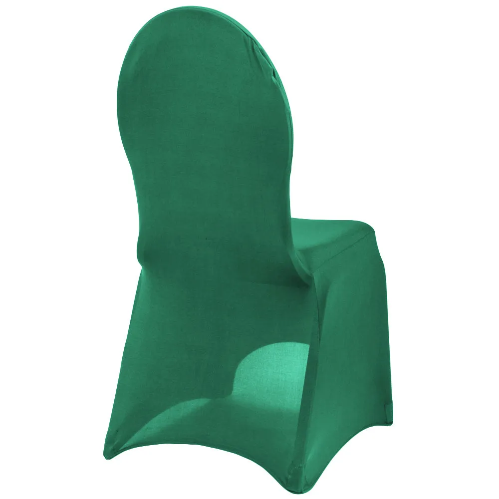 Spandex Stretch Banquet Chair Cover - Emerald Green