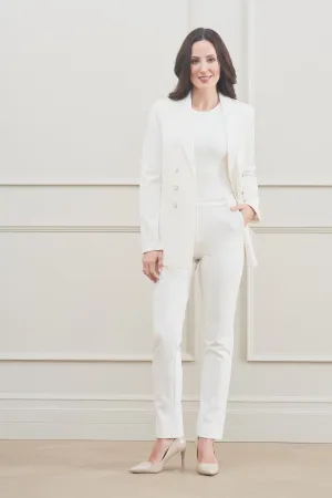 The Katherine Trouser Ivory