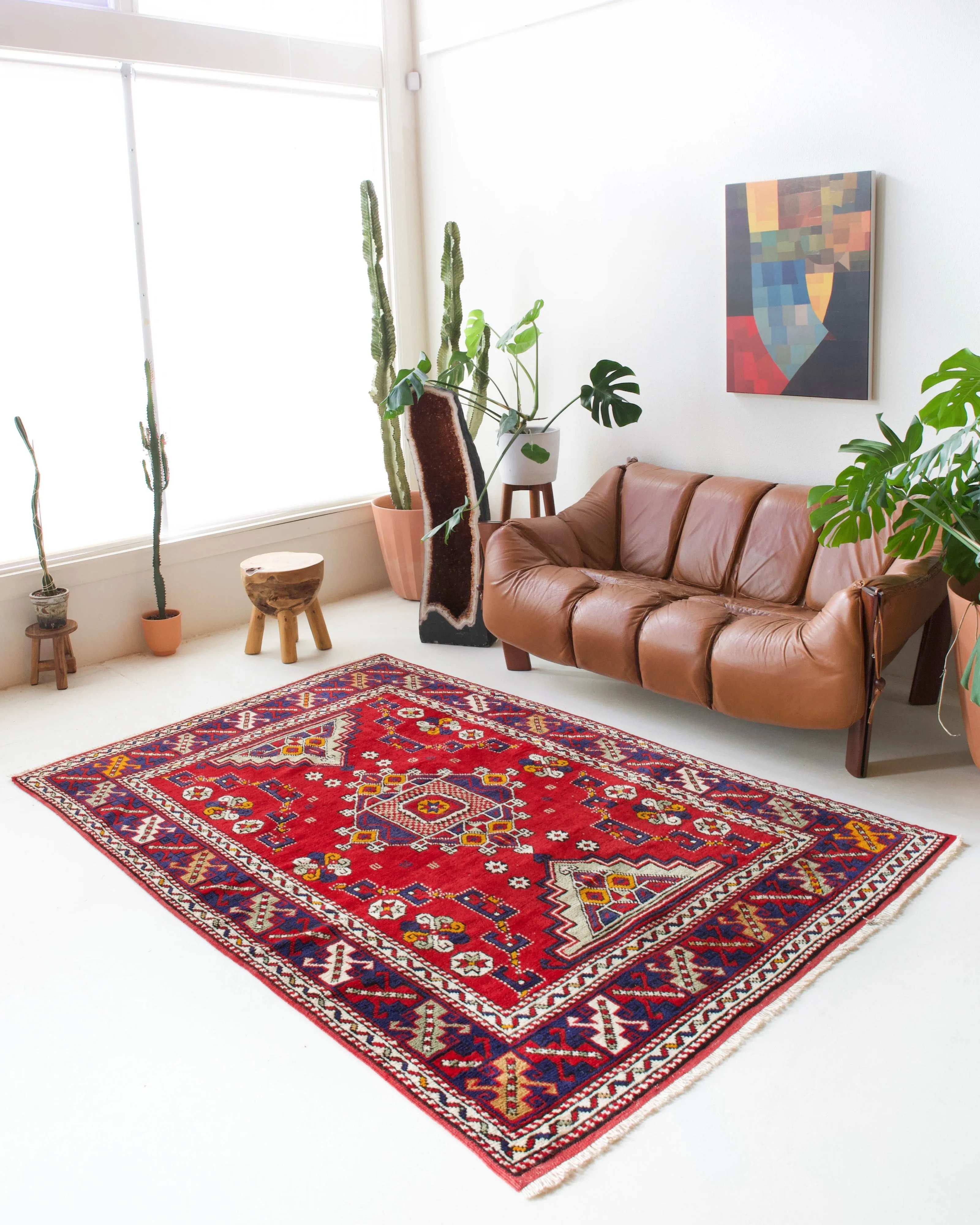 Vintage Canakkale Rug 5'4"x8'2"