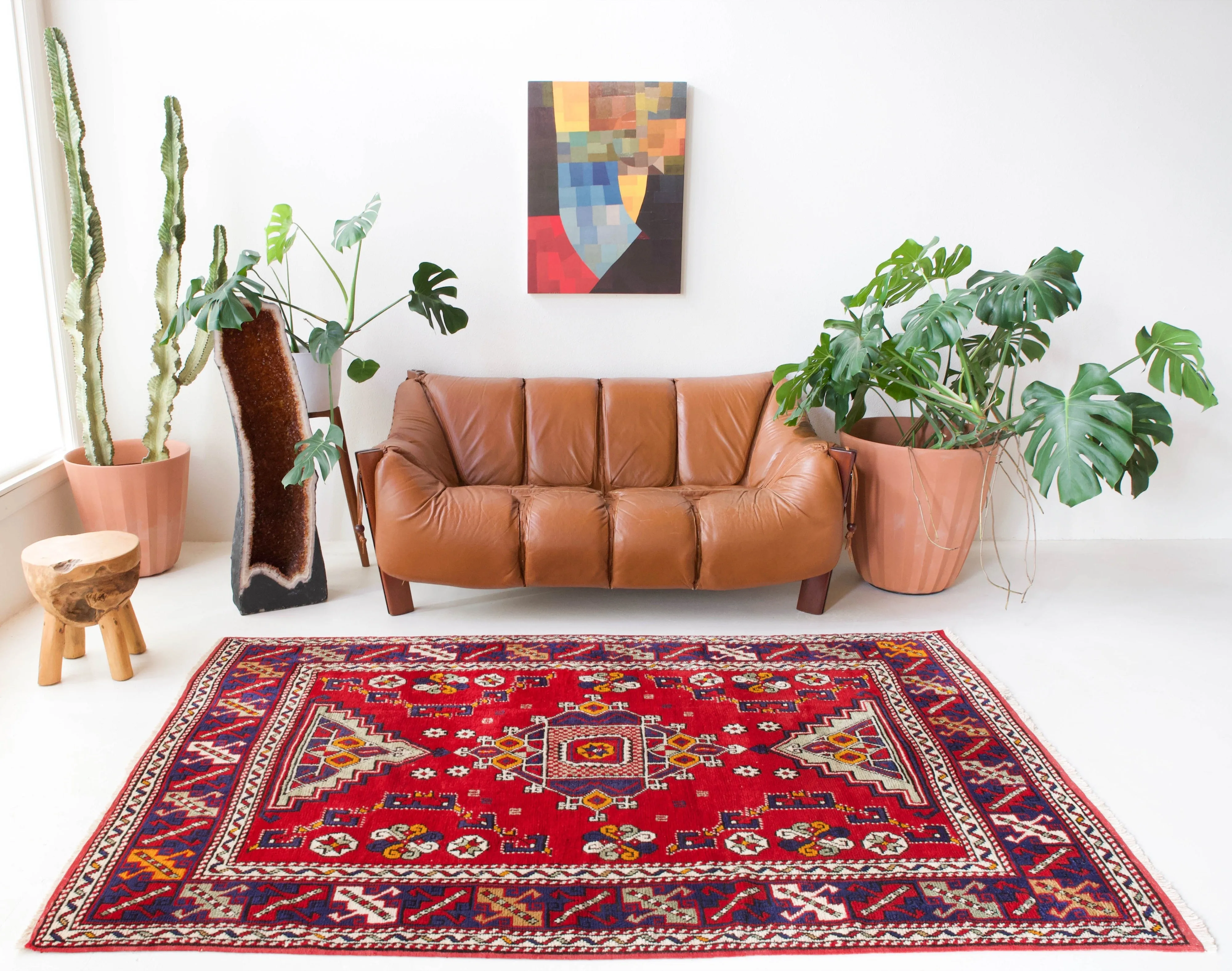 Vintage Canakkale Rug 5'4"x8'2"