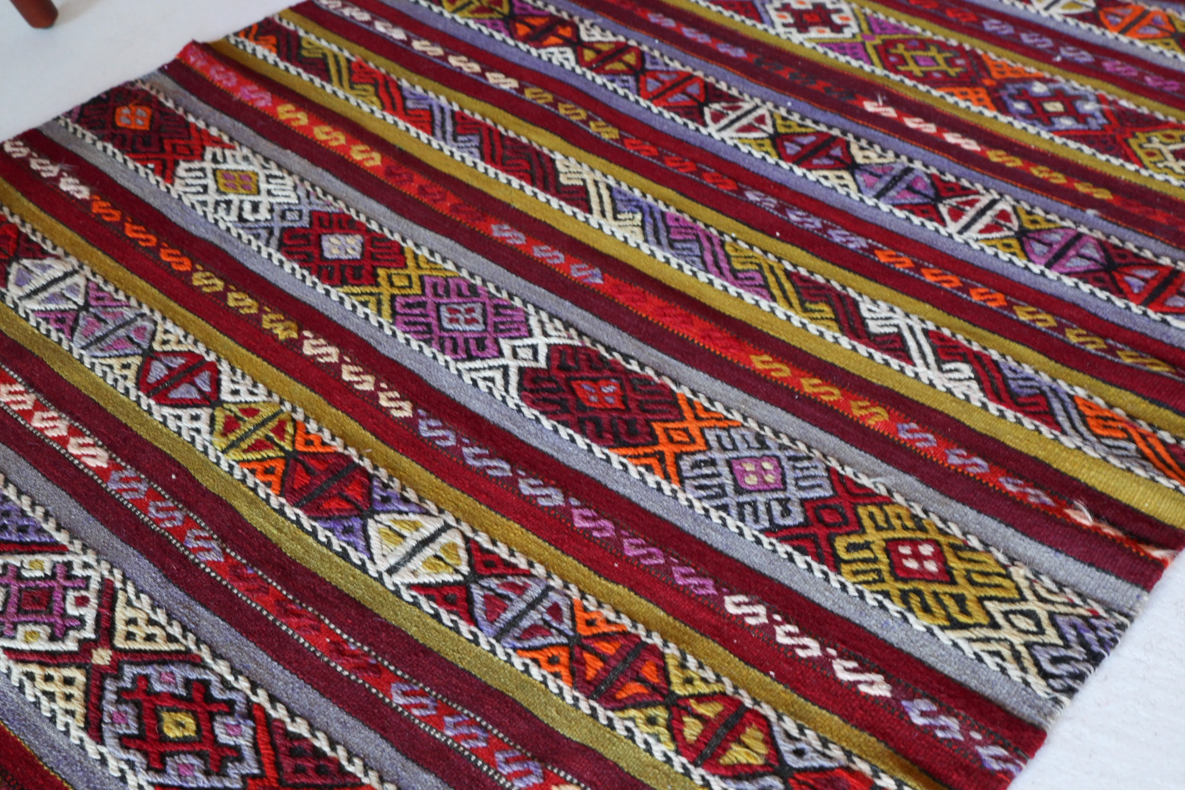 Vintage central Anatolian Kilim Rug 3'x5'5"