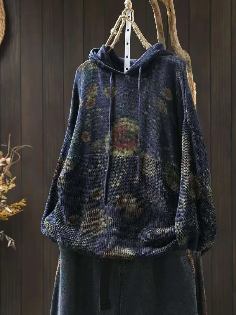 Women's Classic Everyday Wear Hooded Sweater
