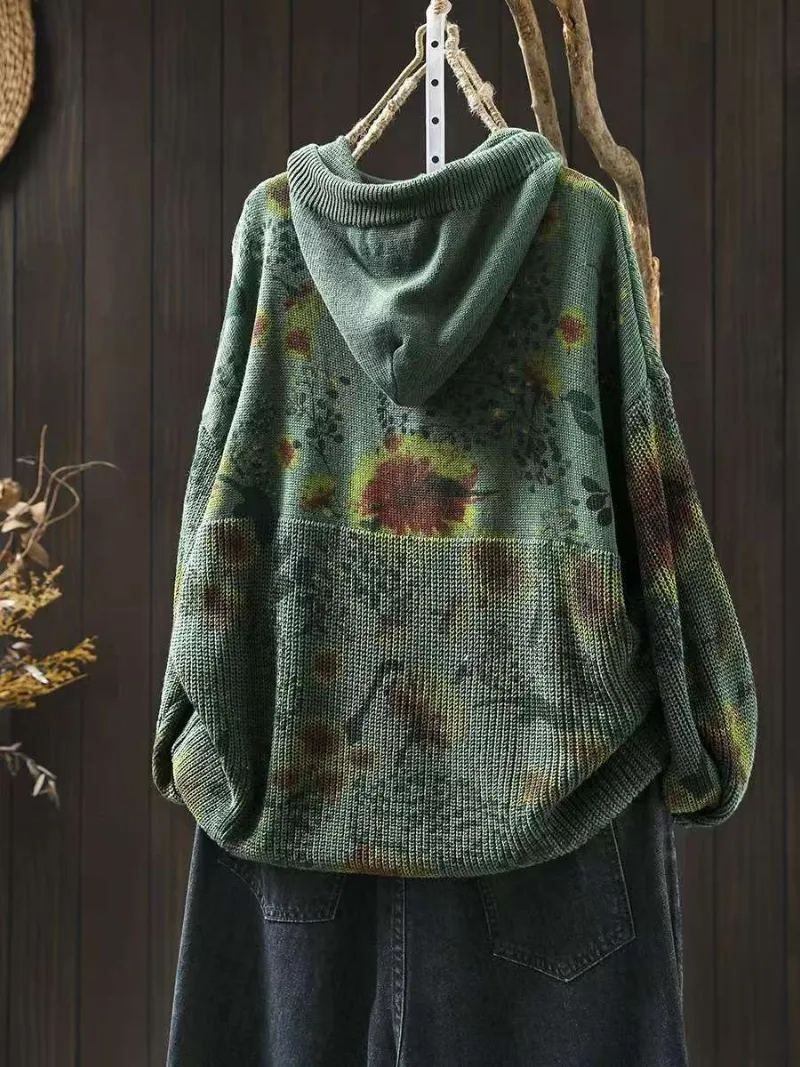 Women's Classic Everyday Wear Hooded Sweater