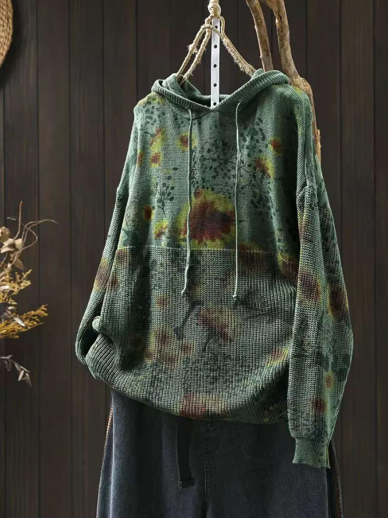Women's Classic Everyday Wear Hooded Sweater